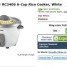 Black and decker 6 cup Rice Cooker For $19 shipped