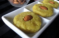 Cashew Badam Burfi- Cashew nut and Almond Cake