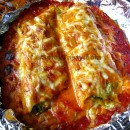 Spinach Mushroom Manicotti
