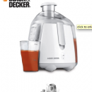 Black & Decker JE2100 10oz Fruit and Vegetable Juice Extractor for $14.99 plus Shipping