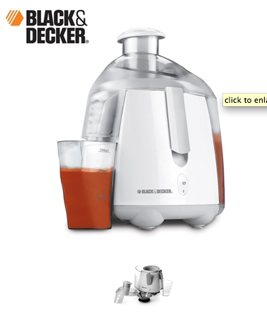 Black & Decker JE2100 10oz Fruit and Vegetable Juice Extractor for $14.99  plus Shipping