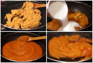 halwa ashoka asoka spicytasty thiruvaiyaru thanjavur stirring flour